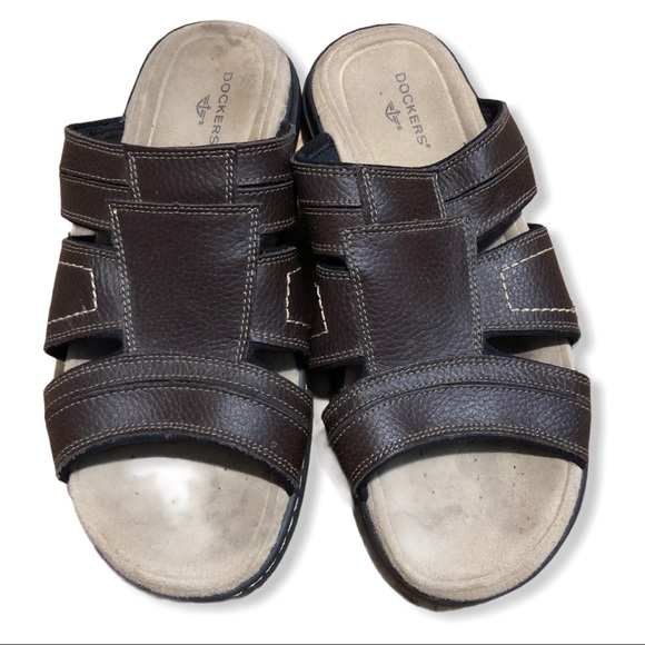 dockers leather sandals